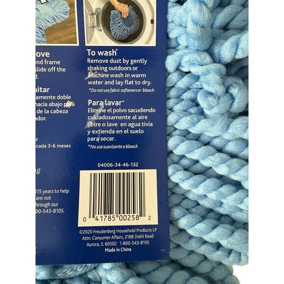 O-Cedar Hardwood Floor 'N Baseboards Dust Mop Refill Machine Washable New! - Picture 5 of 5